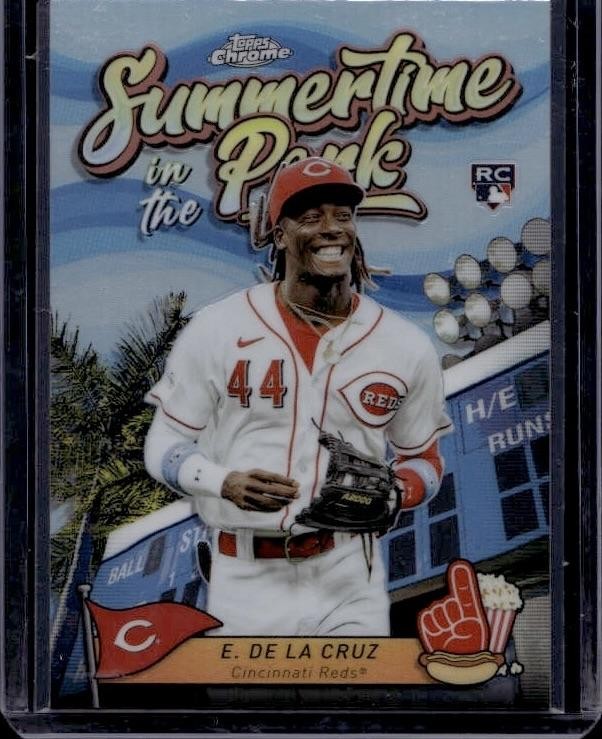 2024 Topps Chrome #SITP-4 Elly De La Cruz Summertime in the Park RC