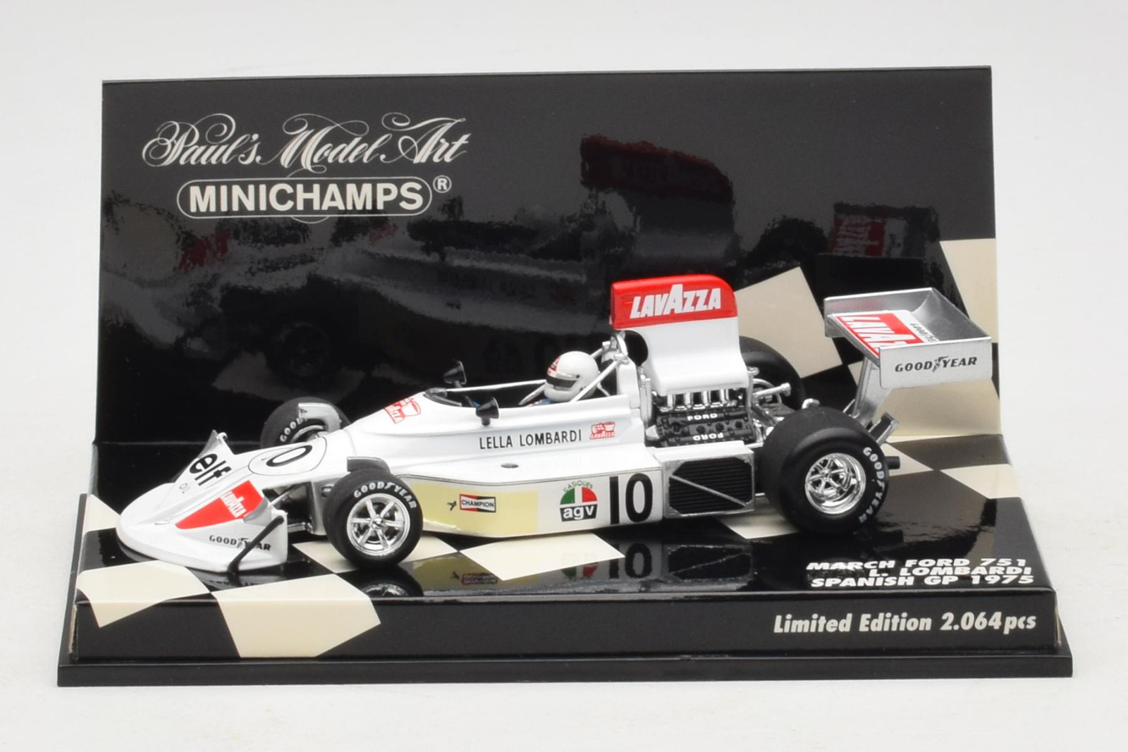 430750010 F1 March Ford 751 L Lombardi GP 1975 Minichamps 1/43