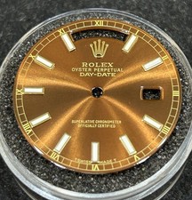 Rolex Quickset President Custom Chocolate Lume Dial For Models 18038-118238