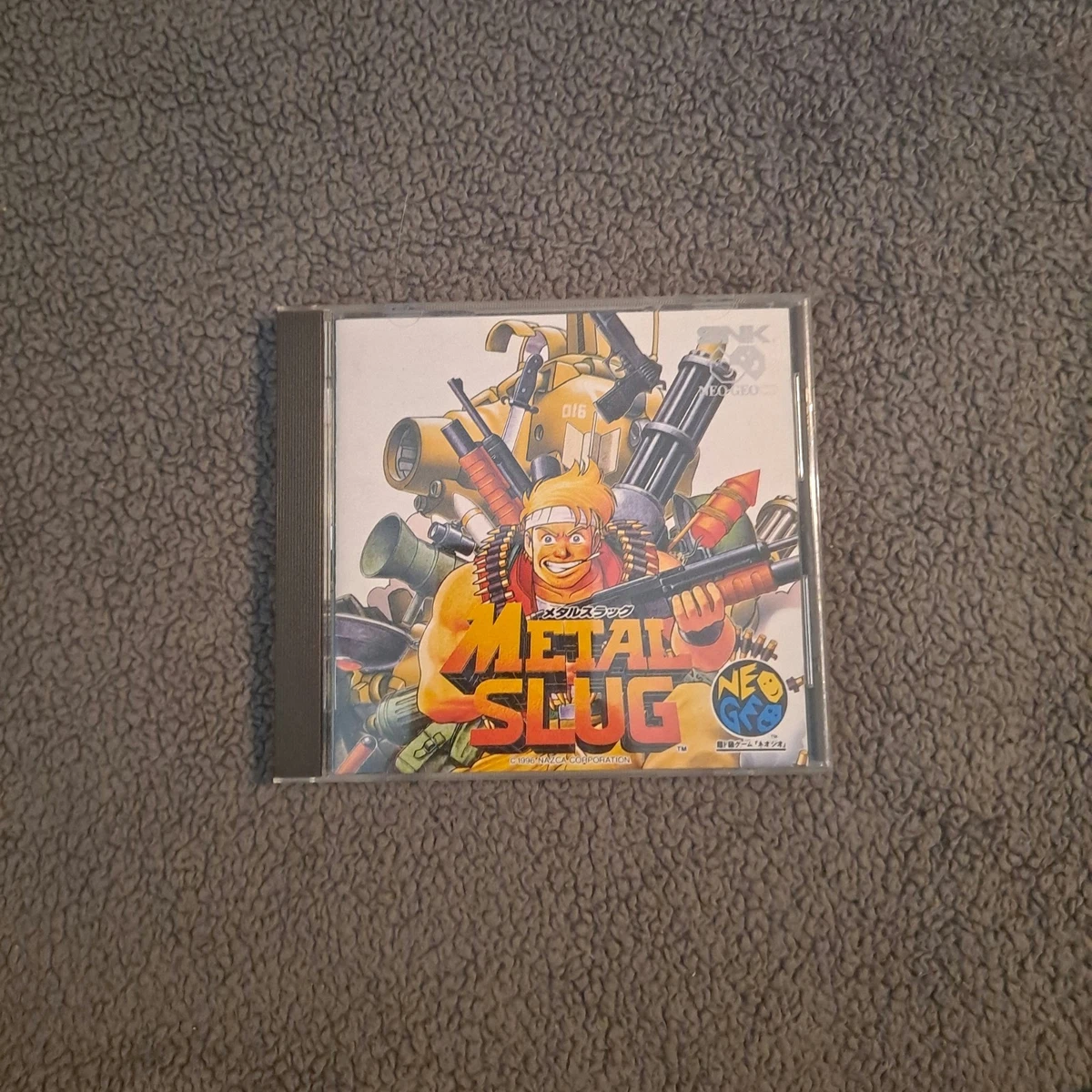 Metal Slug (Neo Geo CD, 1996) CIB Tested Working Japan US SELLER