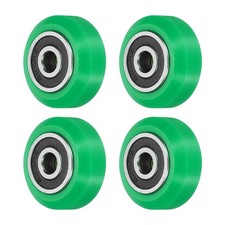 4Pcs 3D Printer Wheel with 625RS Linear Bearing for 3D Printer, Green