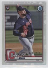 2020 Bowman Chrome Refractor 393/499 Logan Allen #15 Rookie RC 0c6