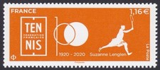 2020 France N°5438 ** TTB 100 Years Of The French Tennis Federation MNH