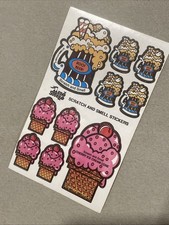 VINTAGE 80 S MELLO SMELLO SNIFF STICKER SHEET RARE