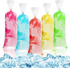 100 Ice Candy Plastic Bags - 4X12 Bolsas Para Bolis De Hielo Mexicanos Freeze Ic