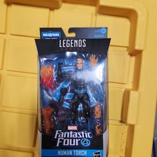 Marvel Legends Series Fantastic Four 6 Figure Human Torch Super Skrull BAF H22