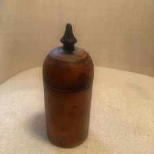 Traveling vintage shaving brush in a box