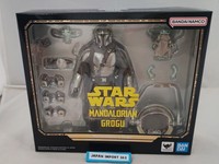 S.H.Figuarts Star Wars The Mandalorian & Grogu Figur Japan / Bandai