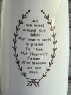 Vintage Salt & Pepper Raised Rose W/ Prayer “As We Meet Around The Table — photo 6