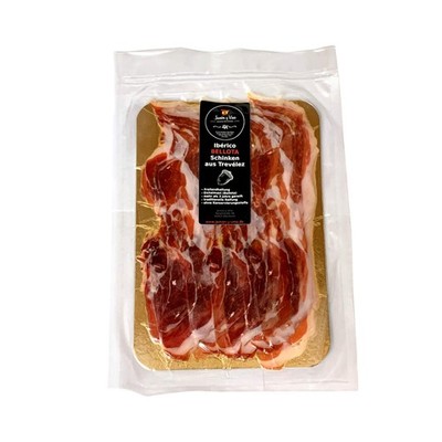 150g Iberico 100% Bellota Schinken geschnitten | PATA NEGRA - OHNE ZUSATZSTOFFE