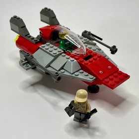 LEGO Star Wars A-Wing Fighter 7134 99% Complete with Minifigures & accessories