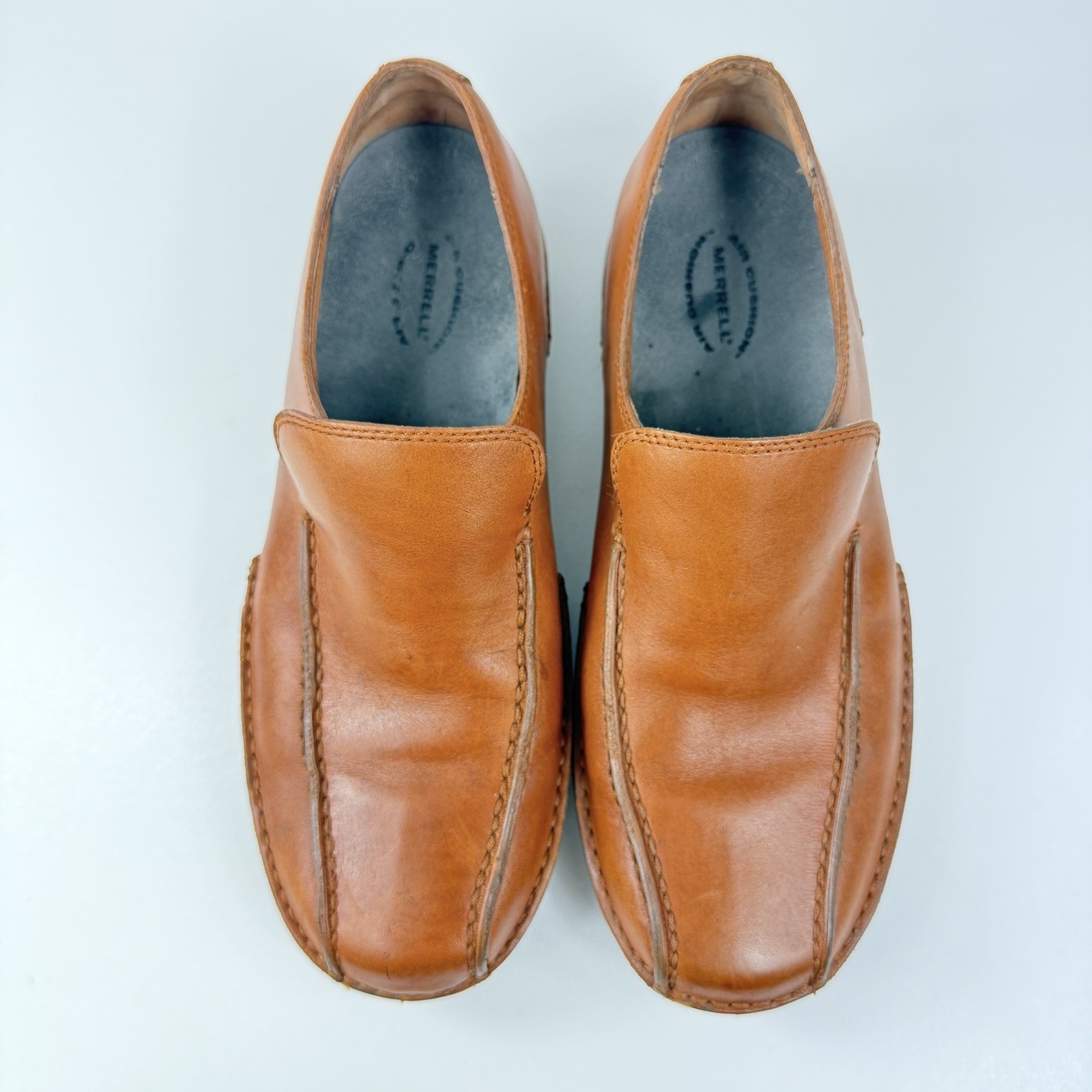 Mocassini Merrell Metro Gnome slip on brandy pelle marrone uomo 10 US 9 UK 44EU