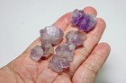 105Ct Purple Amethyst Flower Crystal Cluster Facet Rough Specimen YAF852 — photo 2