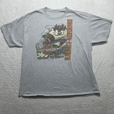 Harley Davidson 2012 Size XL Taz Looney Toons T Shirt Double Sided Grand Rapids