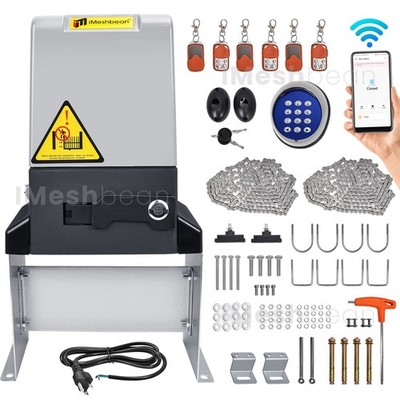 1200W 5000lbs Electric Automatic Sliding Gate Opener Kit APP+Keypad+6 Remotes US