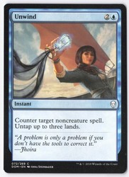 Unwind 072/269 Common Dominaria Magic: The Gathering