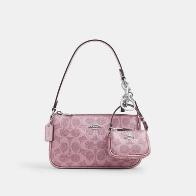 Coach Boxed Nolita 19 And Nolita Bag Charm Set CCK96 Pink/Rose | eBay