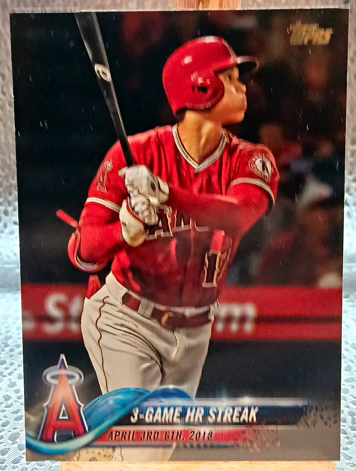 Topps 2018 Update Shohei Ohtani Angels 3-Game HR Streak Checklist #US189