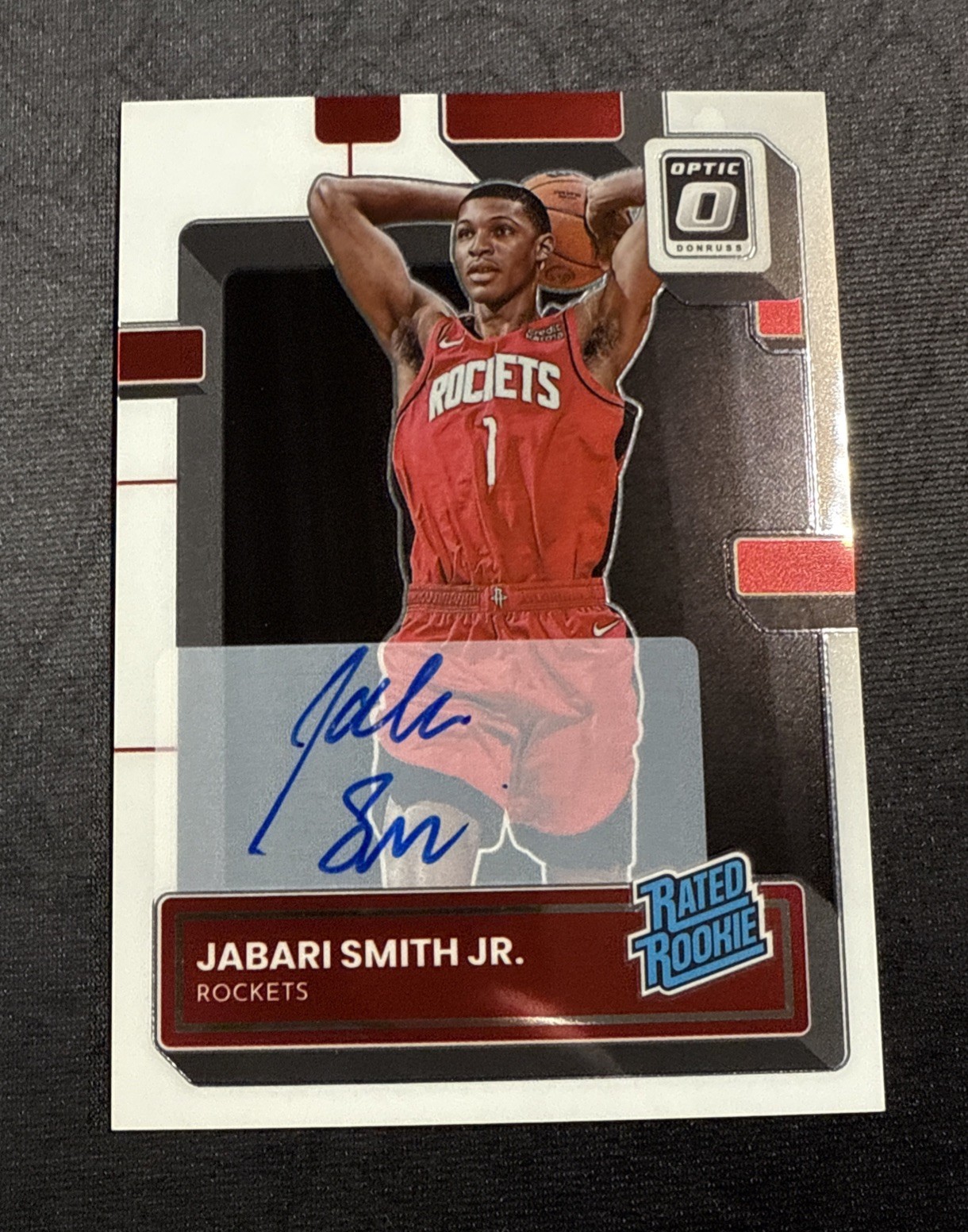 2022-23 Panini Donruss Optic Rated Rookie Auto Jabari Smith Jr. #240