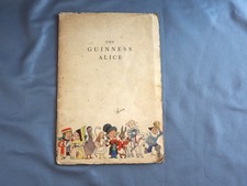 Rare The Guinness Alice Booklet Publ by Guinness 1933 Dublin Alice in Wonderland