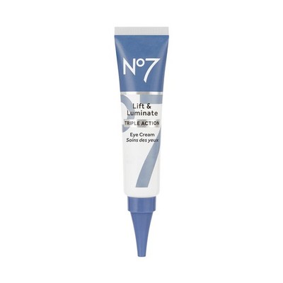 No7 Lift & Luminate Triple Action Under Eye Cream - 0.5 Ounce (Pack of 1) 