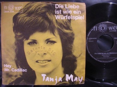 TANJA MAY Die Liebe ist wie ein Würfelspiel /SP Germany '72 FLOWER REC. BMB 2030