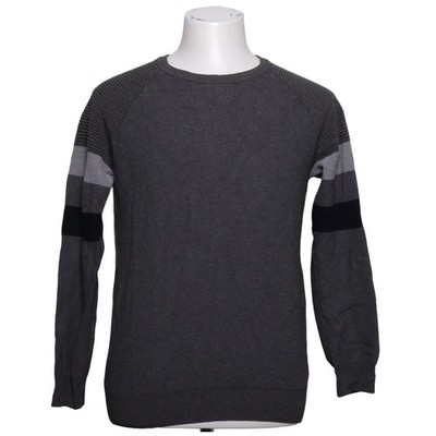 Strickpullover, Größe: XXL, Grau/Blau/Mehrfarbig, Streifen, Herren #sXn