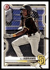 CJ Abrams 2021 Bowman #BP-14 Padres MLB READ FREE SHIPPING AutographDen