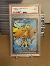 Pokemon TCG Zapdos Ex Ultra Rara 151 192/165 PSA 10 🔥