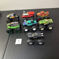 Hot Wheels Monster Jam Trucks  Lot Of 7
