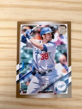 2021 Topps Update Gold #US11 DJ Peters 1130/2021 Los Angeles Dodgers