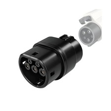 J1772 to Type 2 EV Charging Adapter 32A 7KW SAE J1772 Type1 Charger to IEC 62...