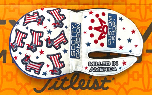 Scotty Cameron USA Dancing Junk Yard Dog Custom Shop Mid Round Putter Headcover