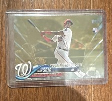 2018 Topps Update Series - Rookie Debut Juan Soto #US104 Gold /2018 (RC)