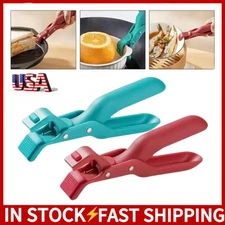 Non-slip Hot Bowl Gripper Anti Scald Bowl Tongs Household Plate Clamp Pan 1/2X