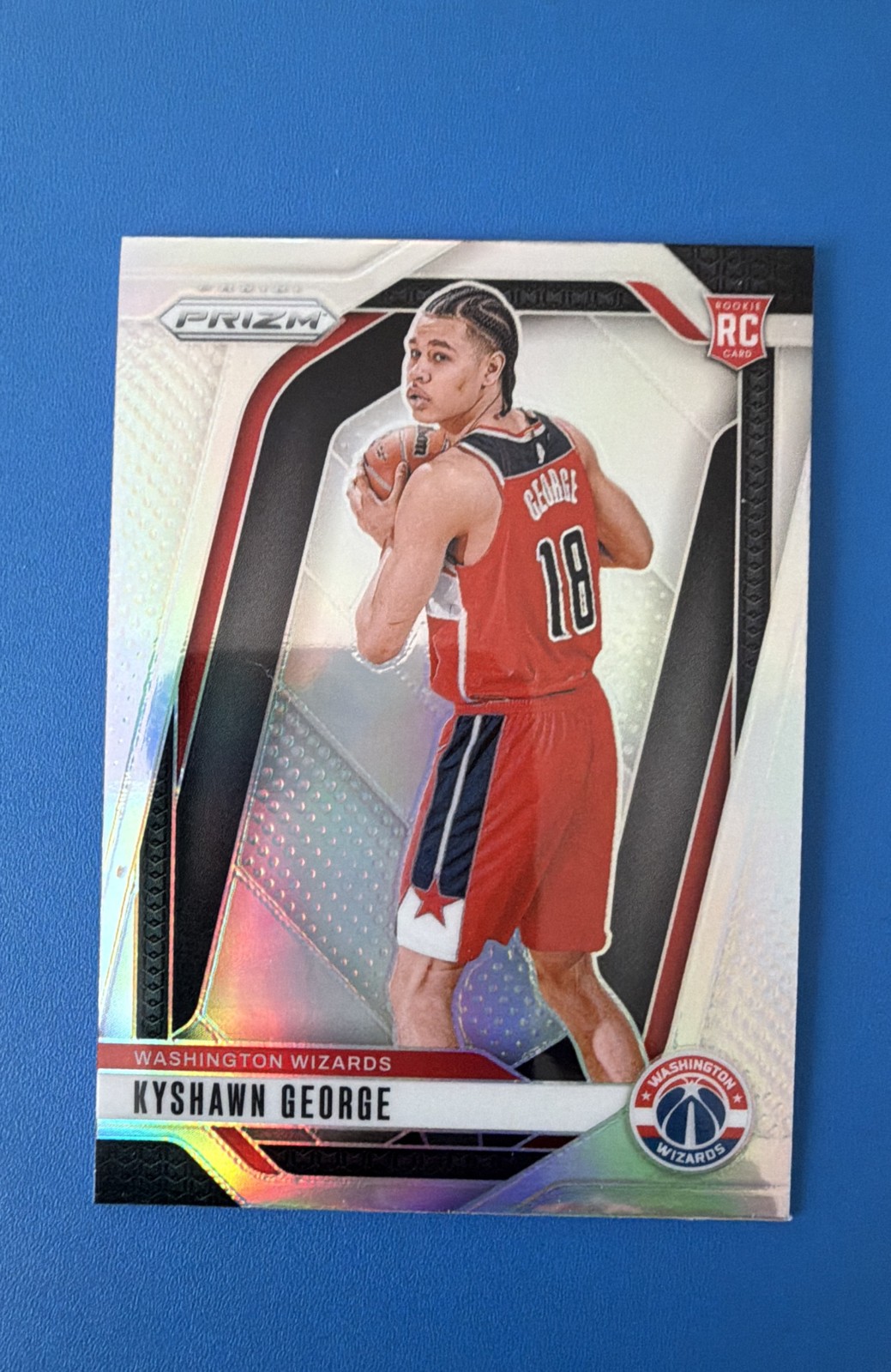 2024-25 Panini Prizm - Kyshawn George #257 Silver Prizm (RC)