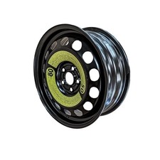 Genuine OE VW Polo 16" 6J Spare Wheel Rim Space Saving Rally Black 2018-2021