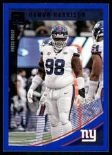 2018 Donruss Press Proof Blue #298 Damon Harrison New York Giants football card