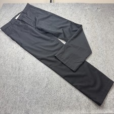 Banana Republic Dress Pants Men 36 x 34 Black Wool Classic Fit Straight Leg