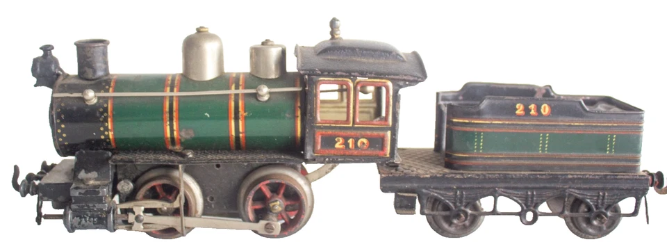 Scarce Early 1902-1904 Bing "210" Clockwork Freight Wagon Train Set - Image 3 of 4