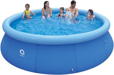 12Ft x 36In Inflatable Pool - Easy Set for Summer Fun in Your Backyard