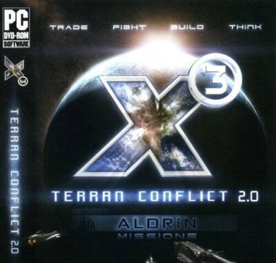 X3 Terran Conflict : Aldrin Missions - Windows DVD - Video Game - VERY GOOD