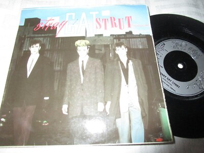 Stray Cats Stray Cat Strut Arista SCAT 3 Silver Injection P/S Vinyl 7inch Single
