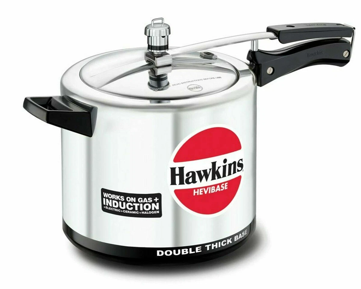 Hawkins Hevibase Pressure Cooker Aluminum Induction Silver 6.5