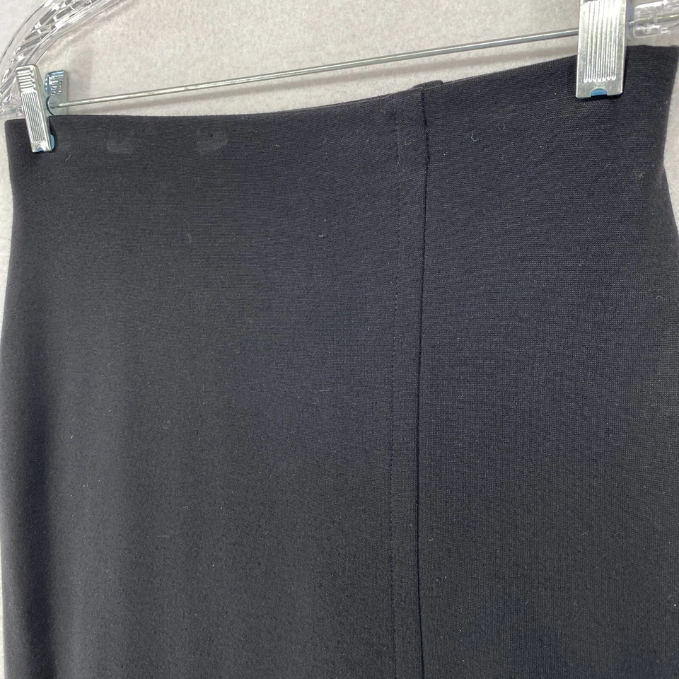 Falda TWEEDS M Elástica Rayón Ponte Lápiz Recto Midi Cintura Elástica Negra EE. UU. Foto 2 de 4