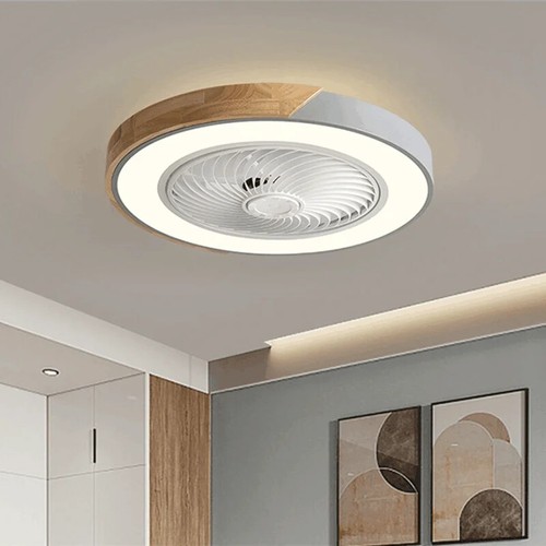 Smart Ceiling Fans With Light For Living Room Dining Room 6 Speeds Fans Lighting - Picture 2 of 20