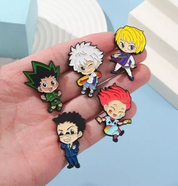 Hunter X Hunter Character 4 Pack Lapel Pin Set