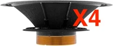 4 Pack DS18 Recone Kit For 10XL1400MB-4 Mid Bass 10" Loudspeaker 4 Ohm