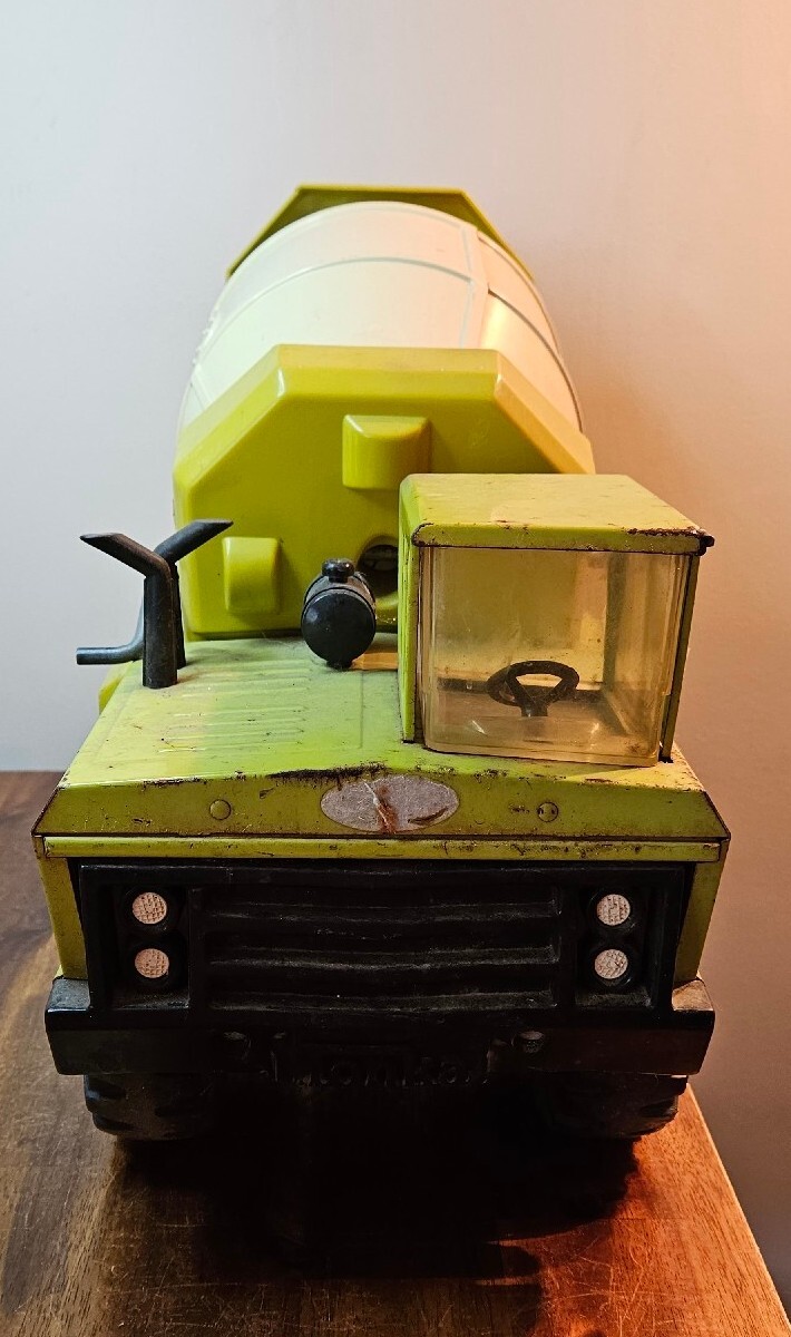 Vintage Mighty TONKA Lime Green Ready Mixer Cement Truck, 6Wheel, 19