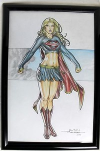 supergirl pinup